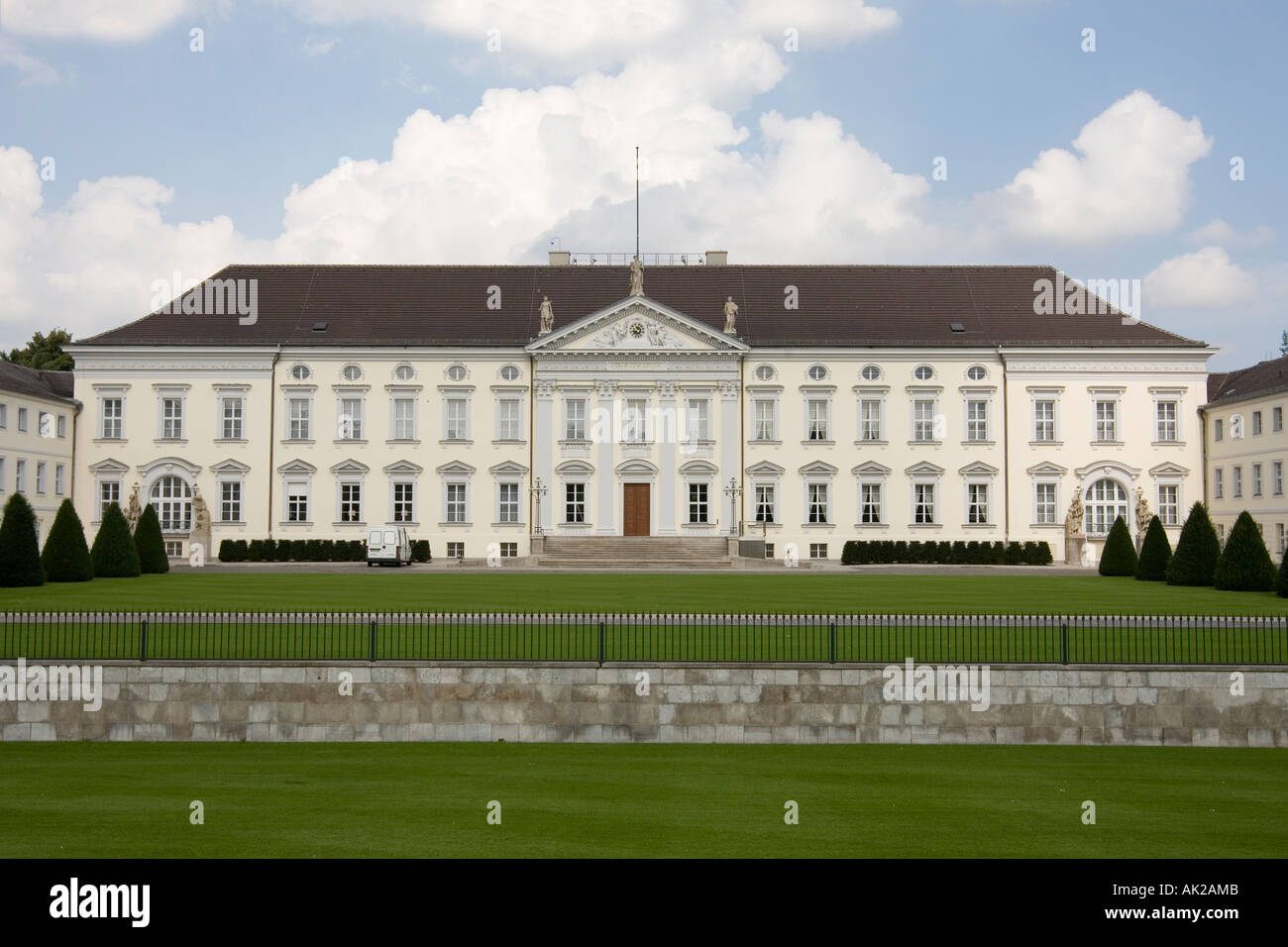 Schloss Bellevue, Ufficio del Presidente federale a Berlino Foto Stock