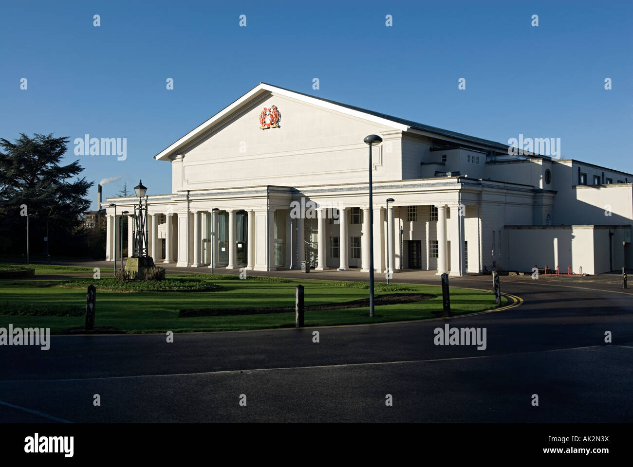 De Montfort Hall Leicester concert hall dove i concerti di grandi dimensioni in Leicester sono in scena dal rock alla musica classica Foto Stock