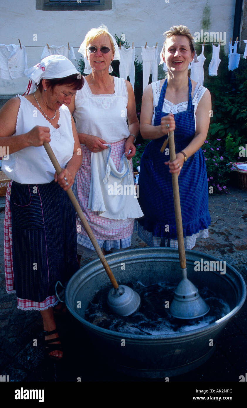 Donne / Bad Saulgau Foto Stock