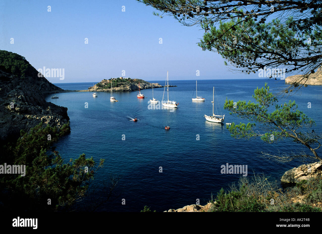 Sant Miquel San Miguel Ibiza Isola di Ibiza Isole Baleari Spagna Foto Stock