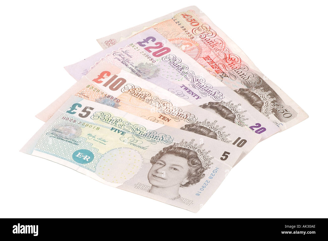 Valuta britannica 1445677 uid Foto Stock