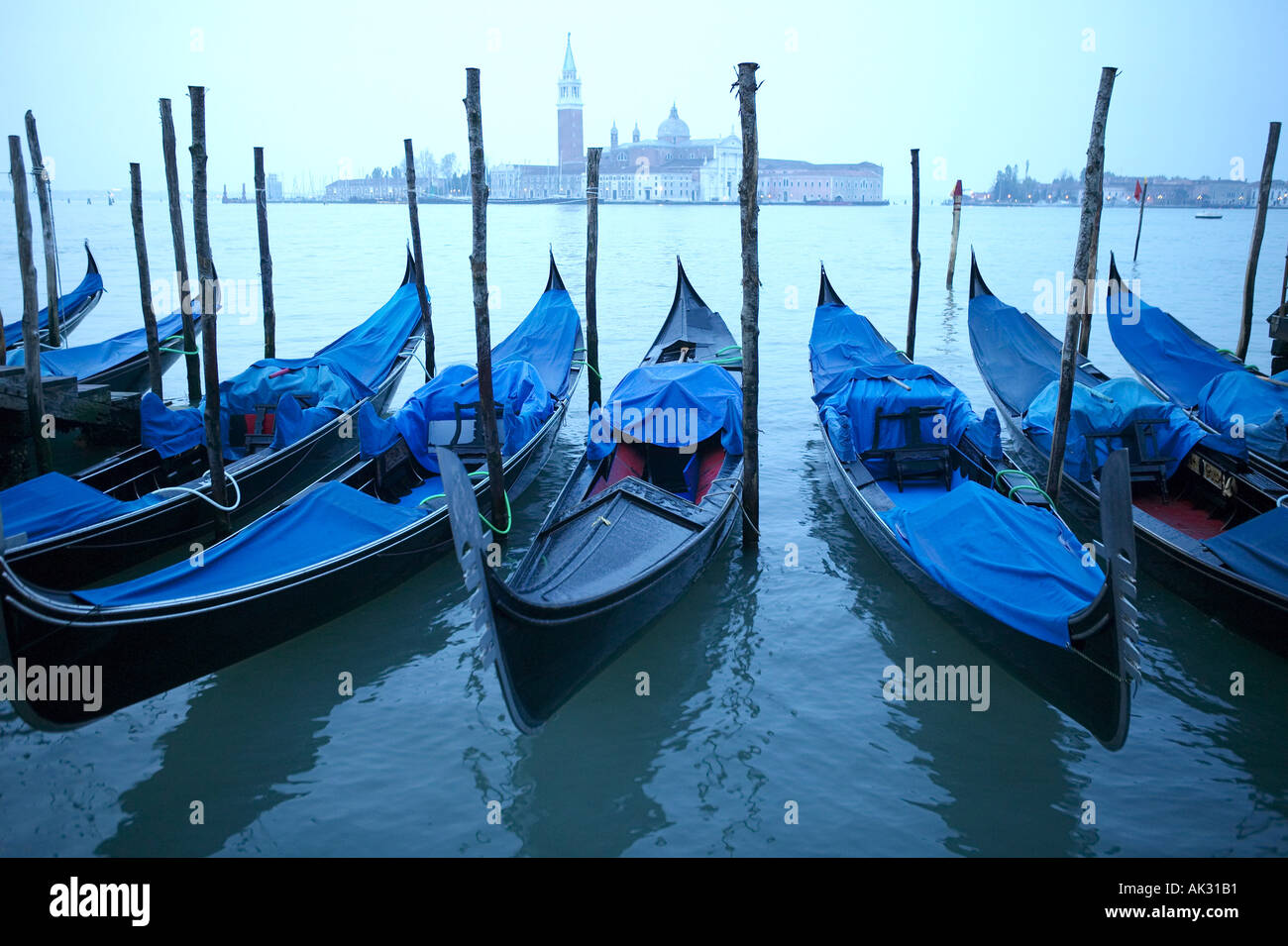 Gondole a Venezia rid 1450625 Foto Stock