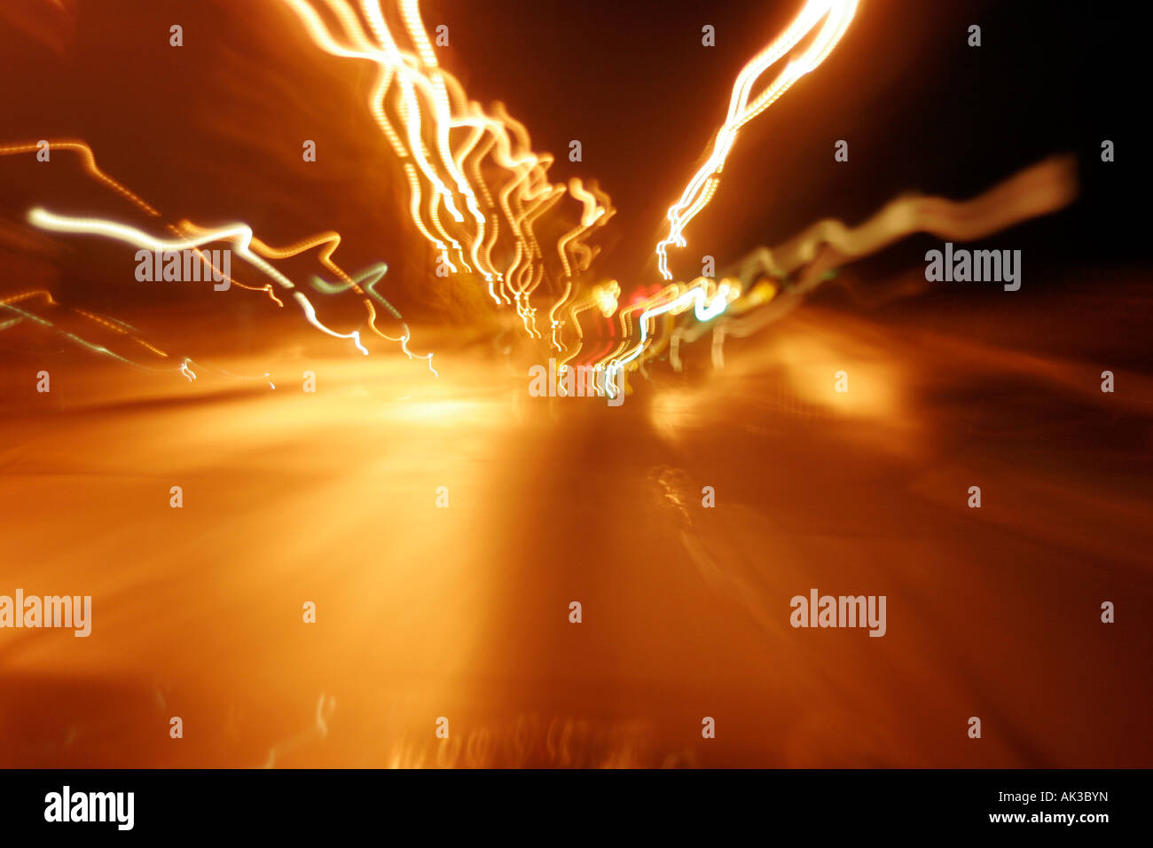 Luci su strada Foto Stock