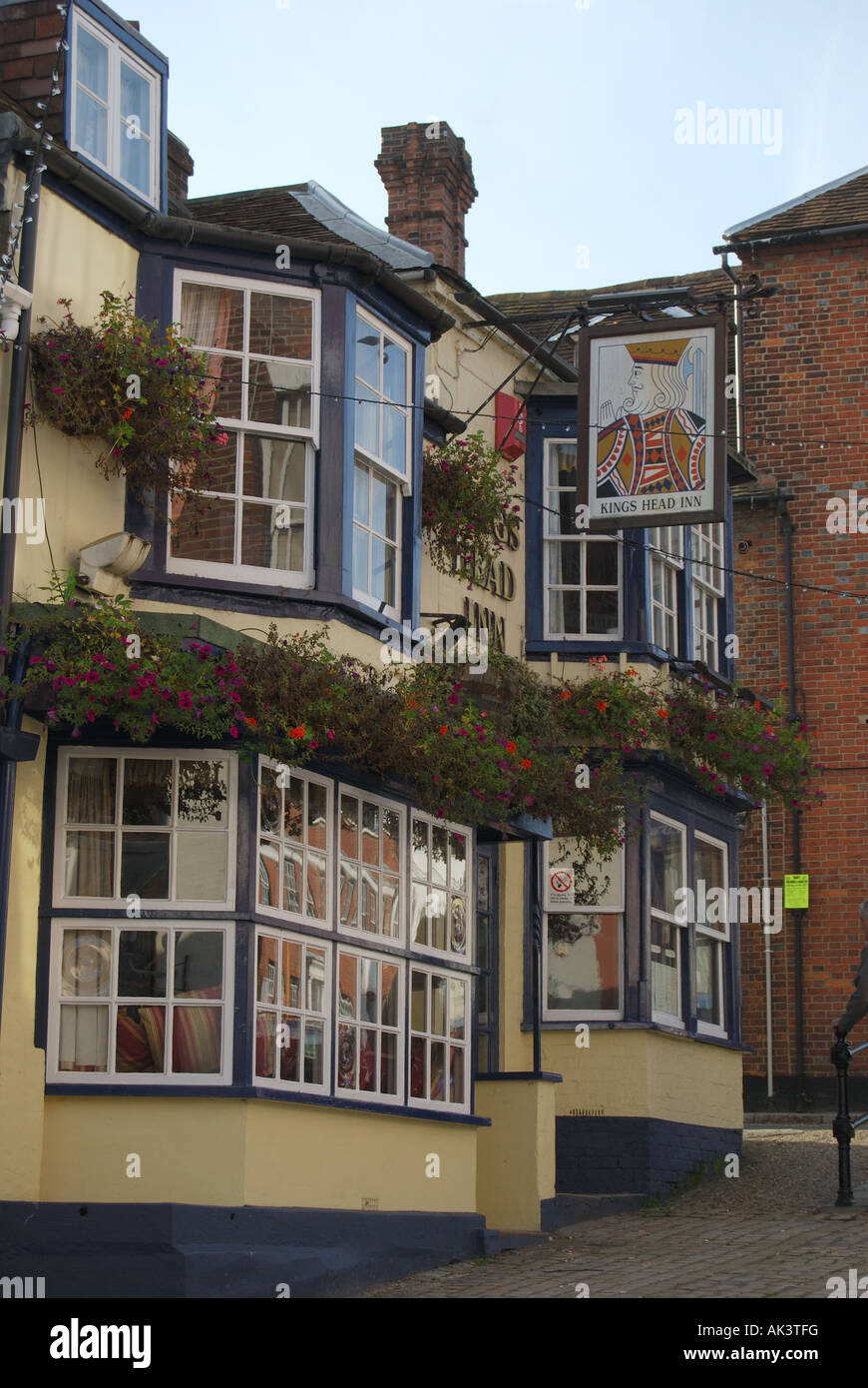 "King's Head Inn', Quay Hill, Lymington, Hampshire, Inghilterra, Regno Unito Foto Stock