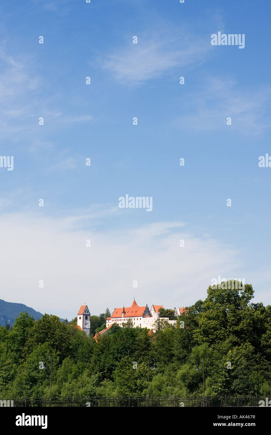 L'Hohe Schloss di Füssen Allgaeu Baviera Germania Luglio 2007 Foto Stock