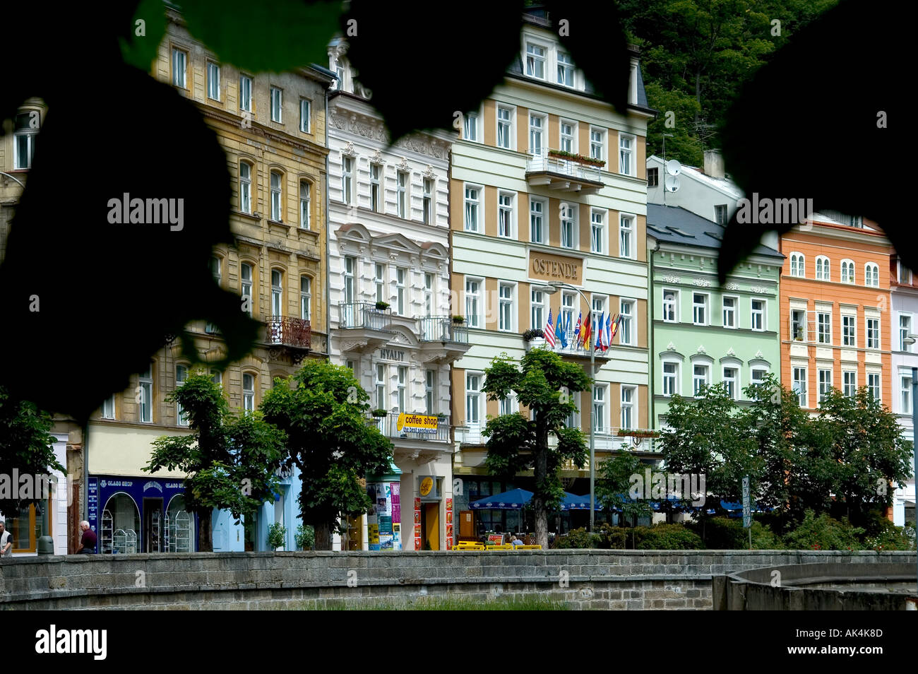 Centro Termale Karlovy Vary Karlovy Vary Repubblica Ceca Foto Stock