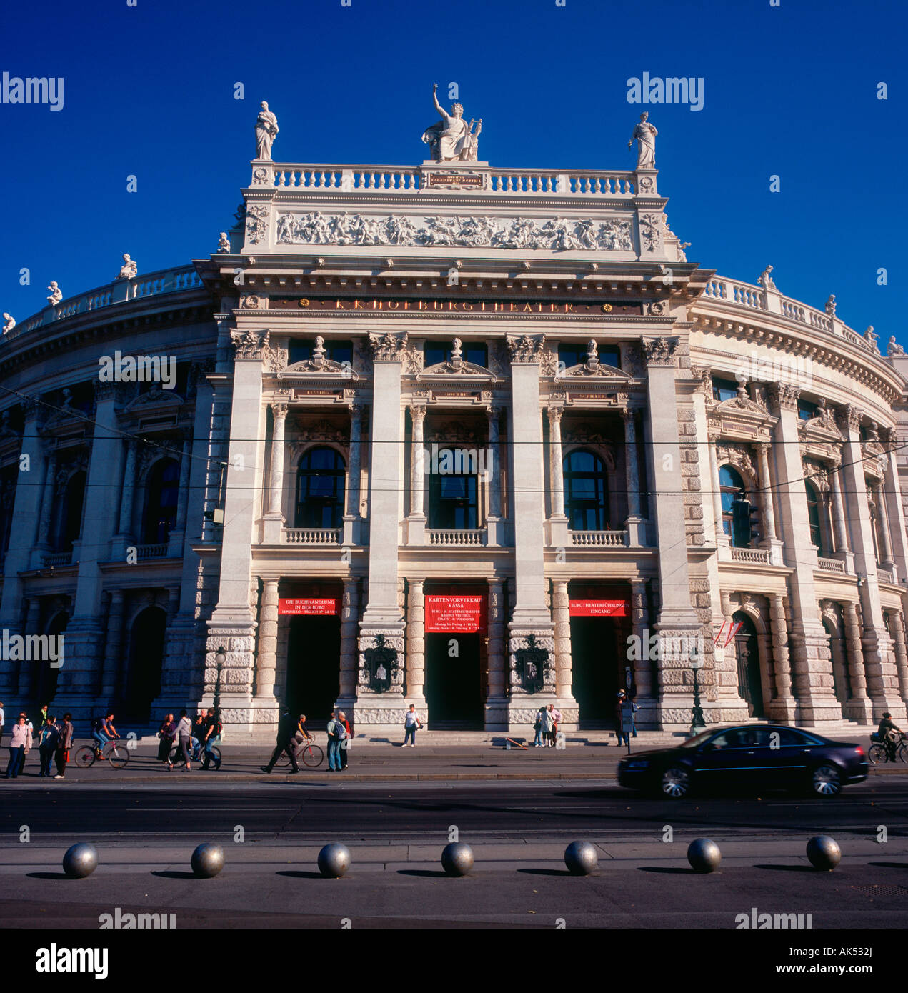 Vienna, Teatro Nazionale Burgtheater Foto Stock