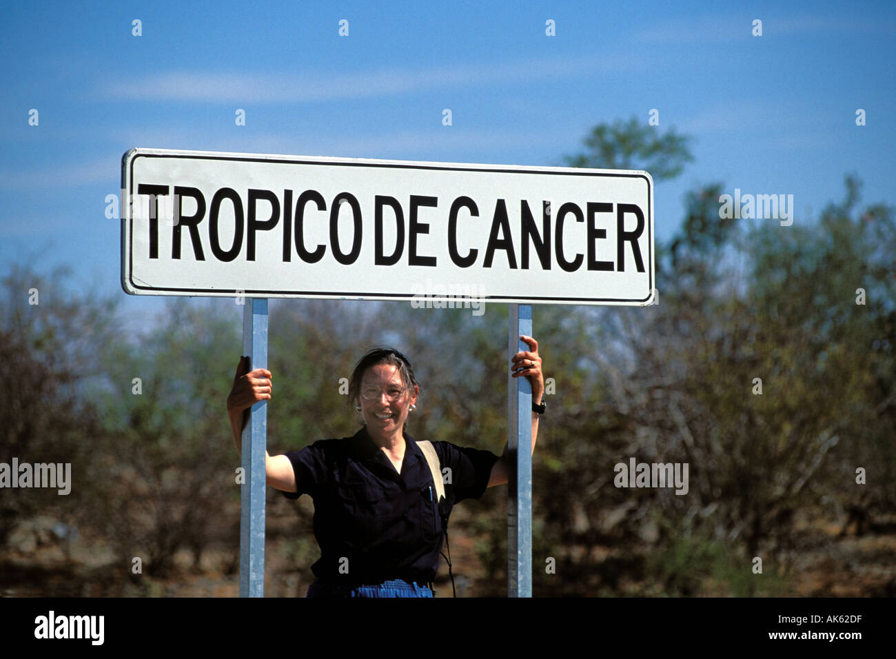 Messico, Baja California Sur, Tropico del Cancro Foto Stock