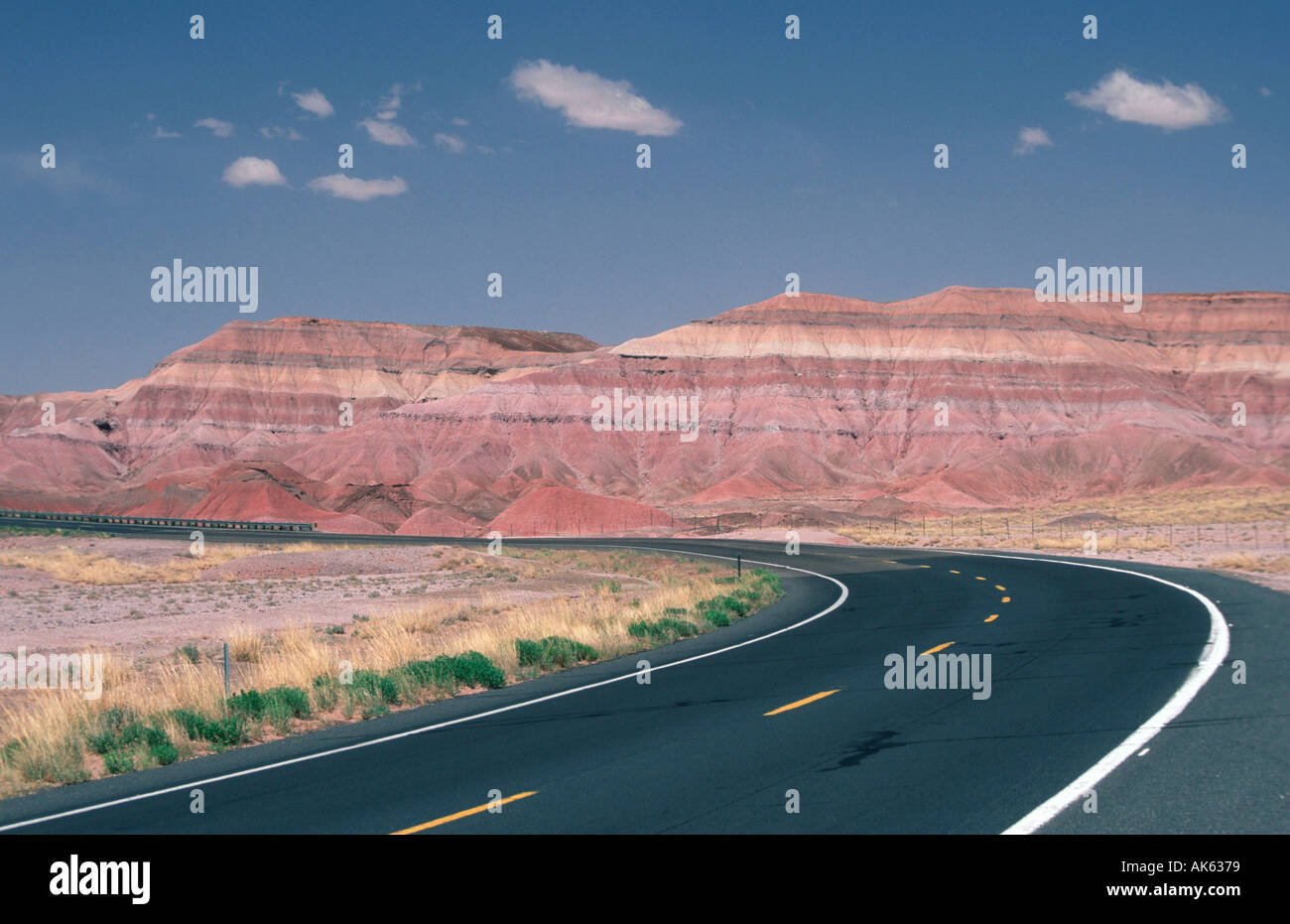 Autostrada 160 arizona usa nordamerika nord america landschaften paesaggi gebirge berge montagne strasse road Foto Stock