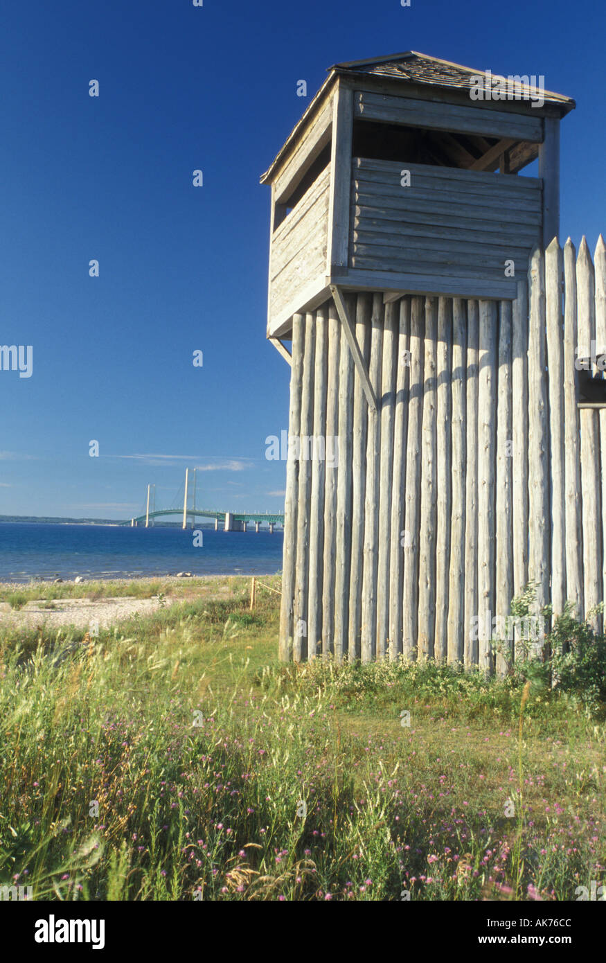 AJ18864, Mackinaw City, MI, Michigan Foto Stock