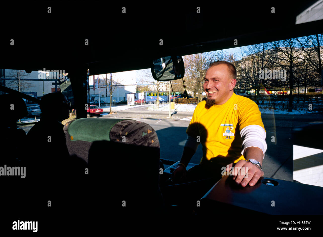 Tour guida Thilo Schmied del Fritz Musictours Berlino. Foto Stock