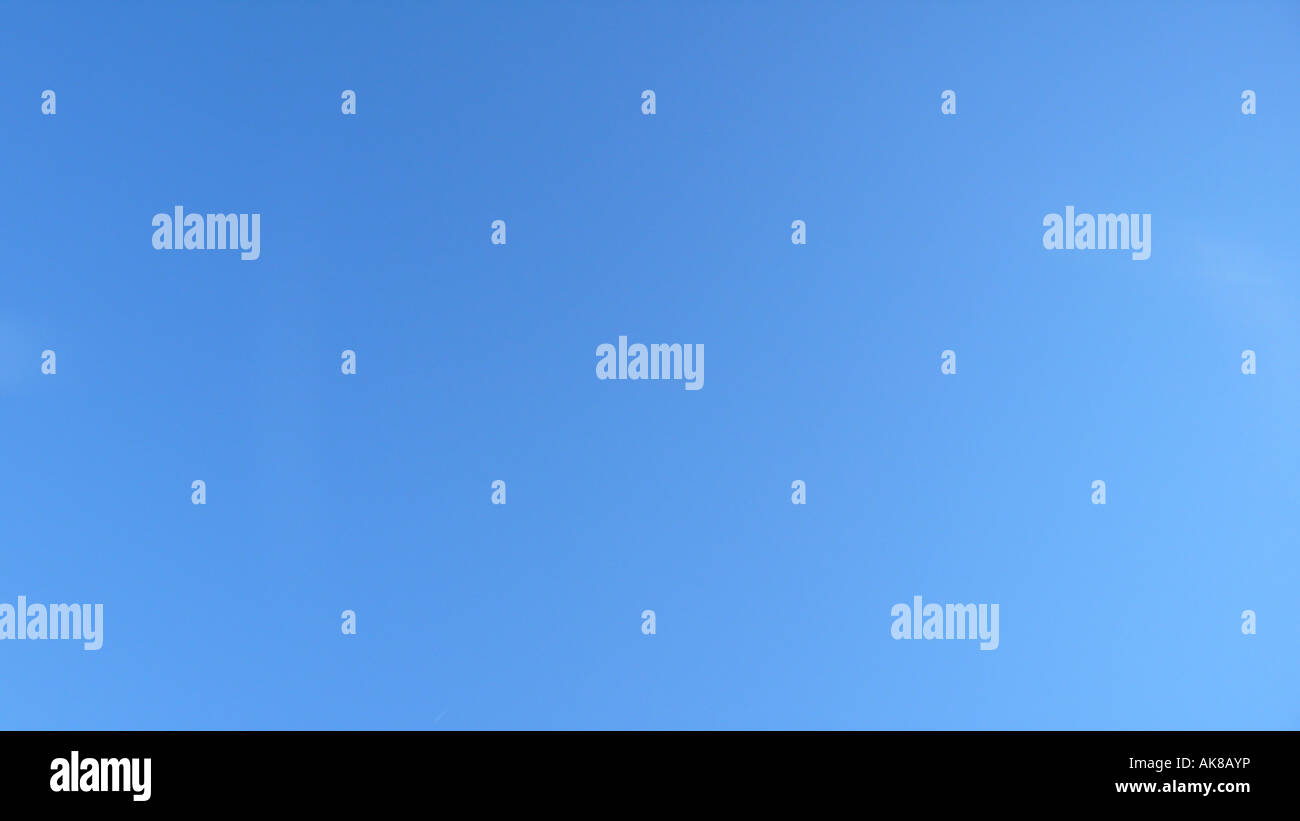 Cielo blu Foto Stock