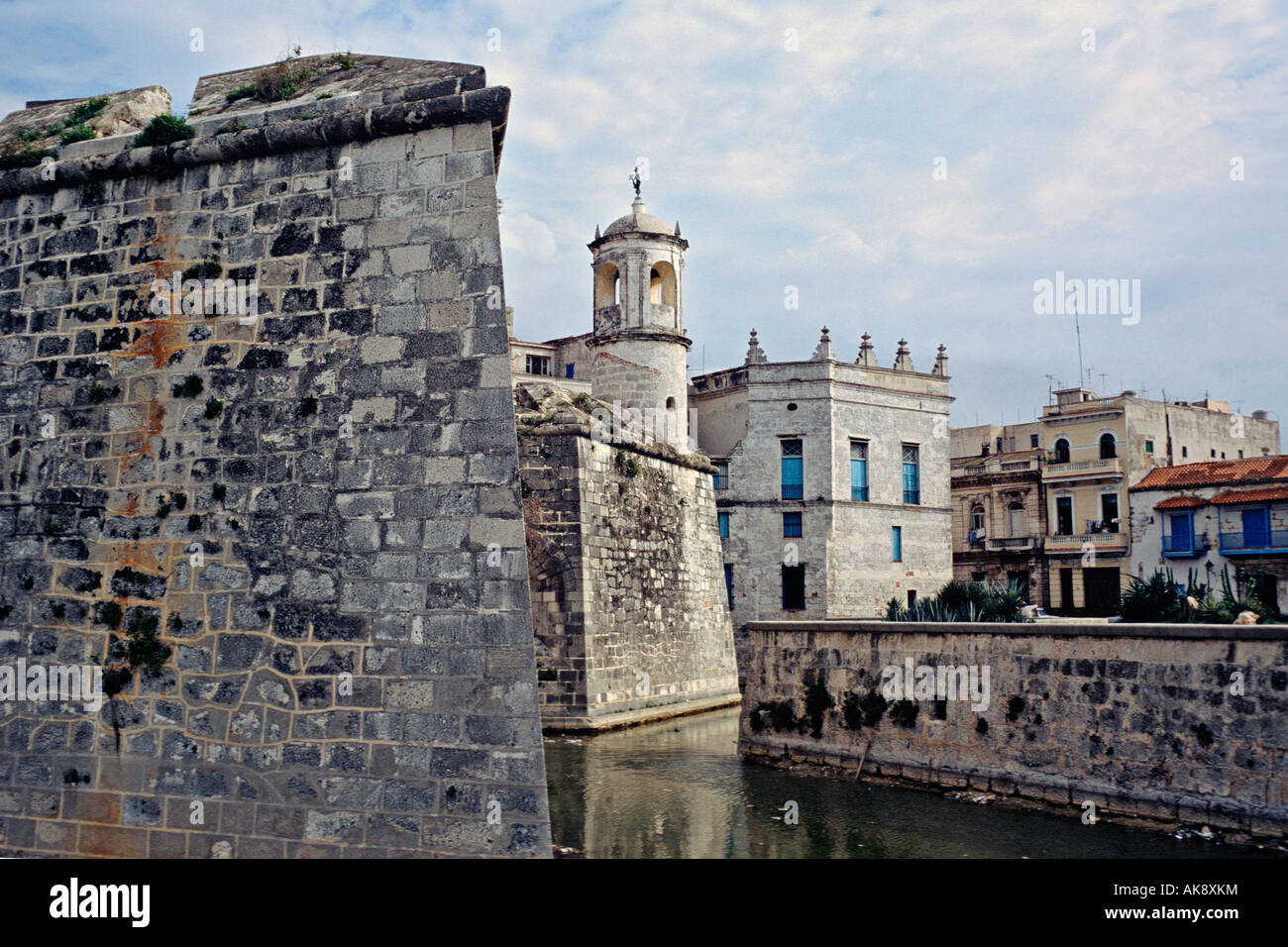 Castillo Real de la Fuerza una storica fortezza spagnola nella Habana Vieja de l'Avana Vecchia Cuba Foto Stock