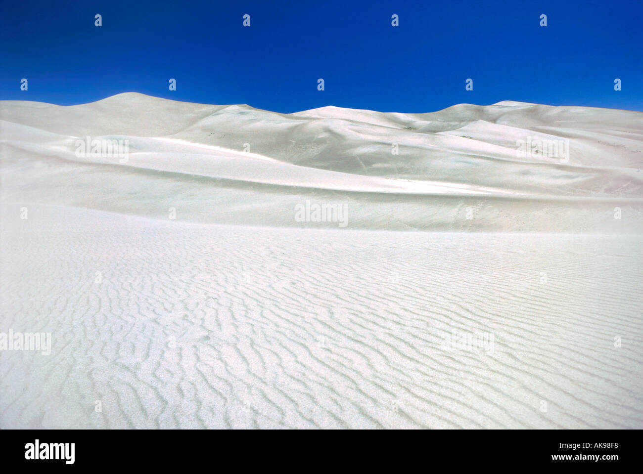 Le dune di sabbia nel deserto Foto Stock