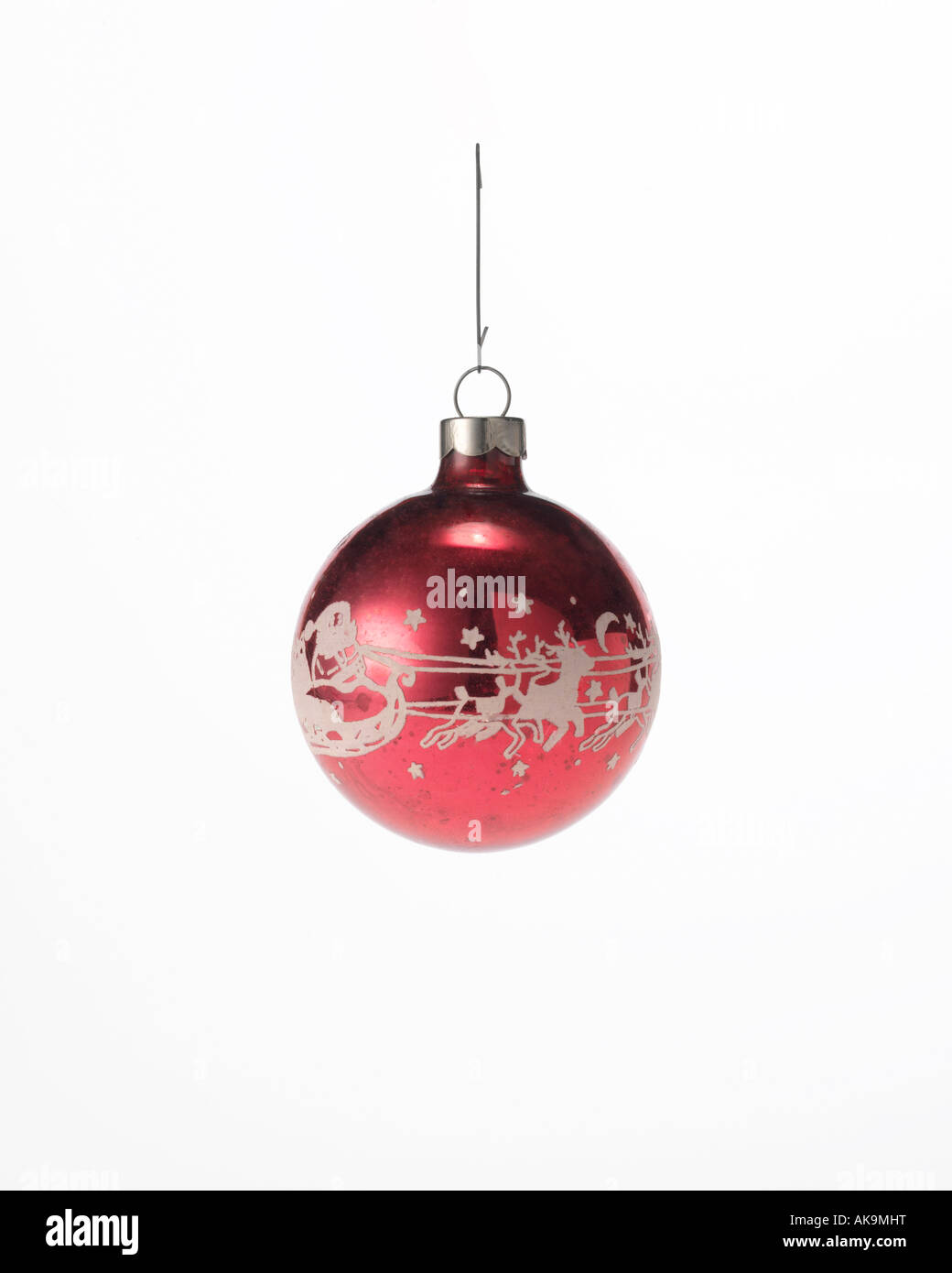 Decorazione per albero di Natale appesa al gancio Foto Stock