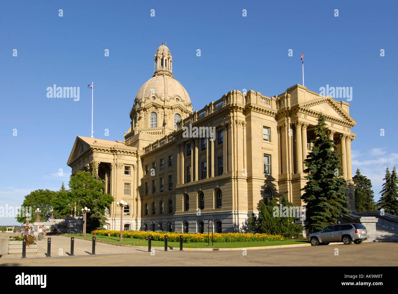 Capitale provinciale Edmonton Alberta Canada Legislative Building progettato da Allan Merrick Jeffers Foto Stock