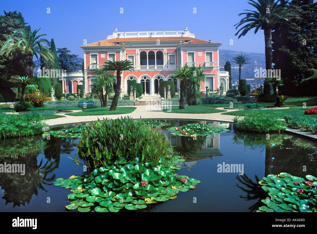 VILLA EPHRUSSI ST JEAN CAP FERRAT COSTA AZZURRA FRANCIA Foto Stock
