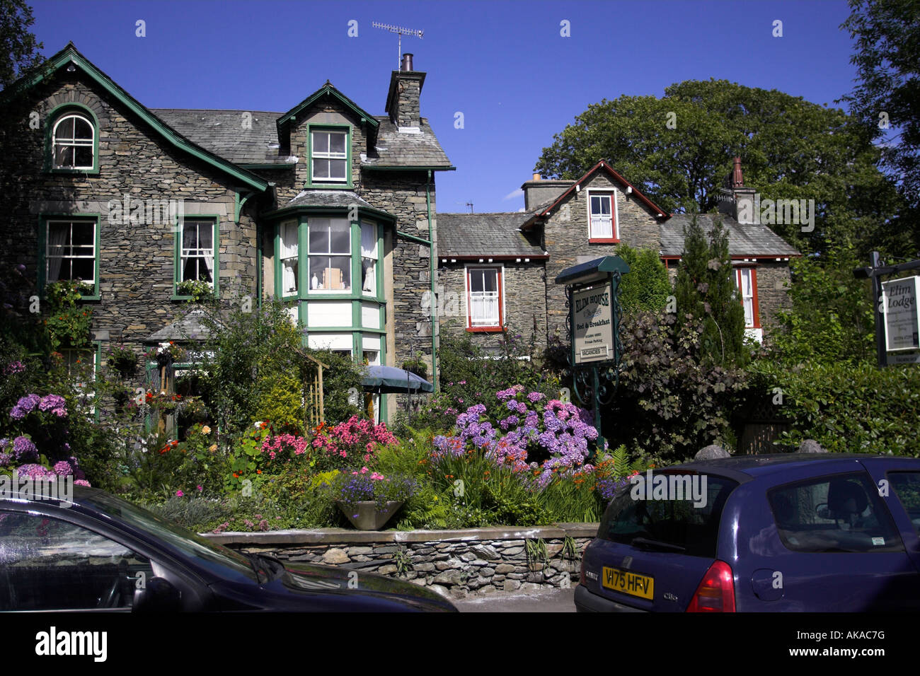 Viste intorno Windermere Lake District Cumbria Regno Unito Regno Unito Windermere Bowness on Windermere Bowness Bay Foto Stock