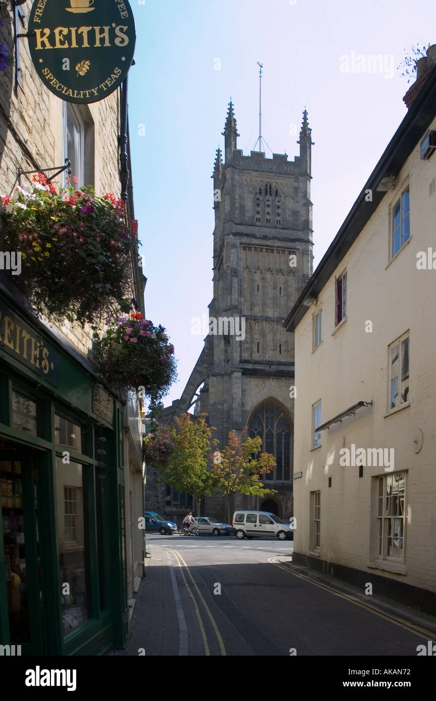 Black Jack Street Cirencester Gloucestershire Foto Stock