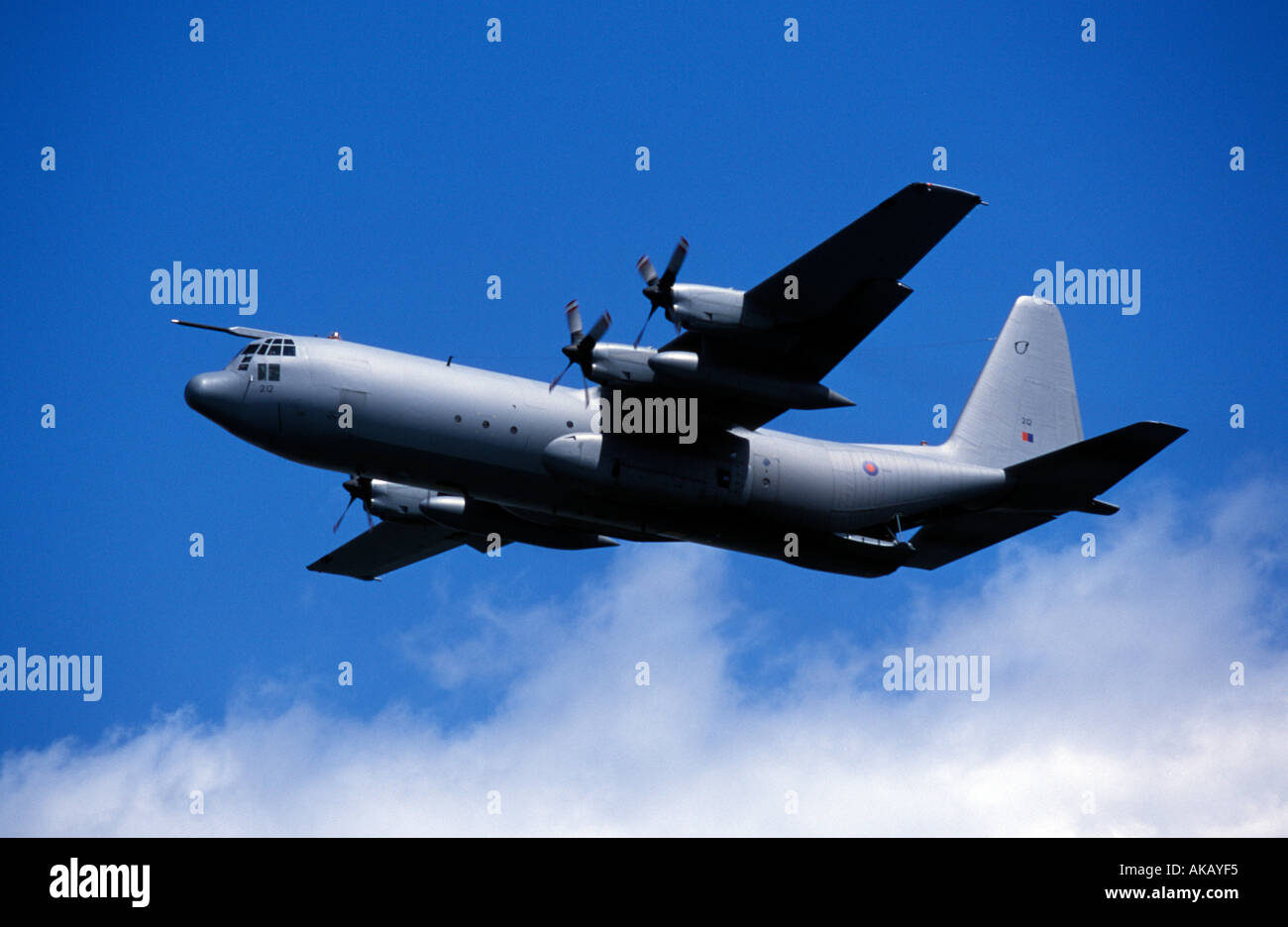 Royal Air Force Hercules C 130 K transporter aeromobili con sonda di rifornimento Foto Stock