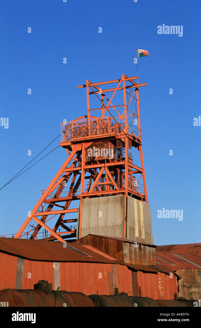 Regno Unito Galles, Monmouthshire, Big Pit National Coal Museum a Blaenavon Foto Stock