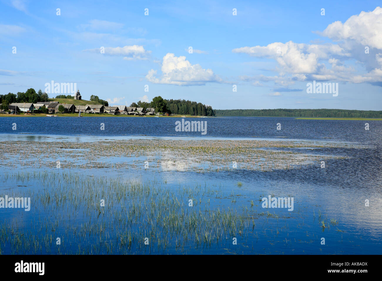 Vershinino, Kenozero lago, Archangelsk (Arkhangelsk) regione, Russia Foto Stock