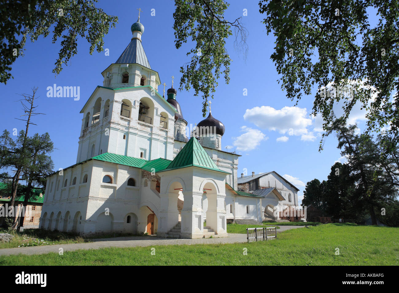 Iosifo-Volotskiy (Joseph-Volokolamsk) monastero, Teryaeva sloboda, Regione di Mosca, Russia Foto Stock