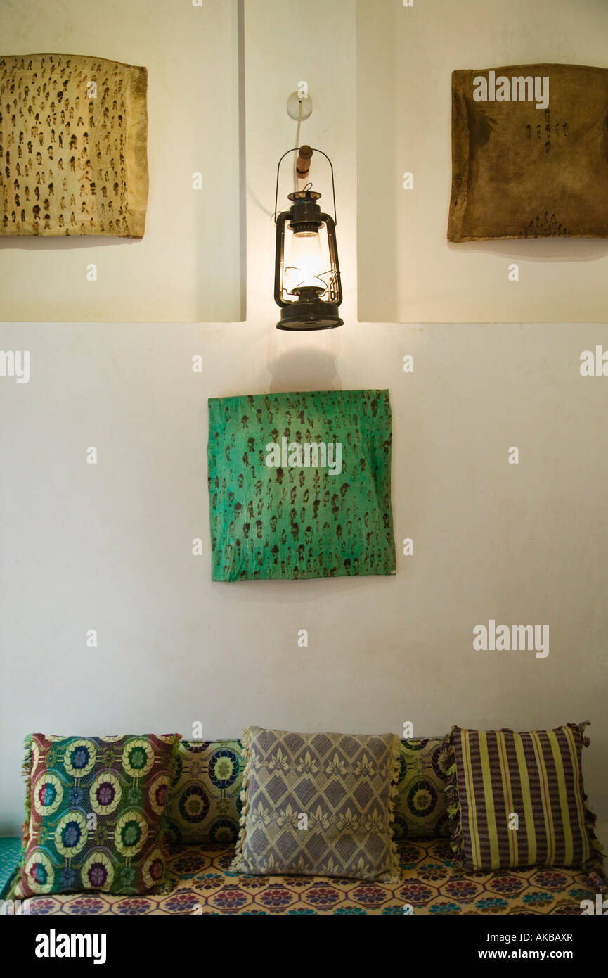 I UAE Dubai, Bur Dubai, Bastakia trimestre, la vecchia area di Dubai- XVA Gallery e il Cafe Foto Stock