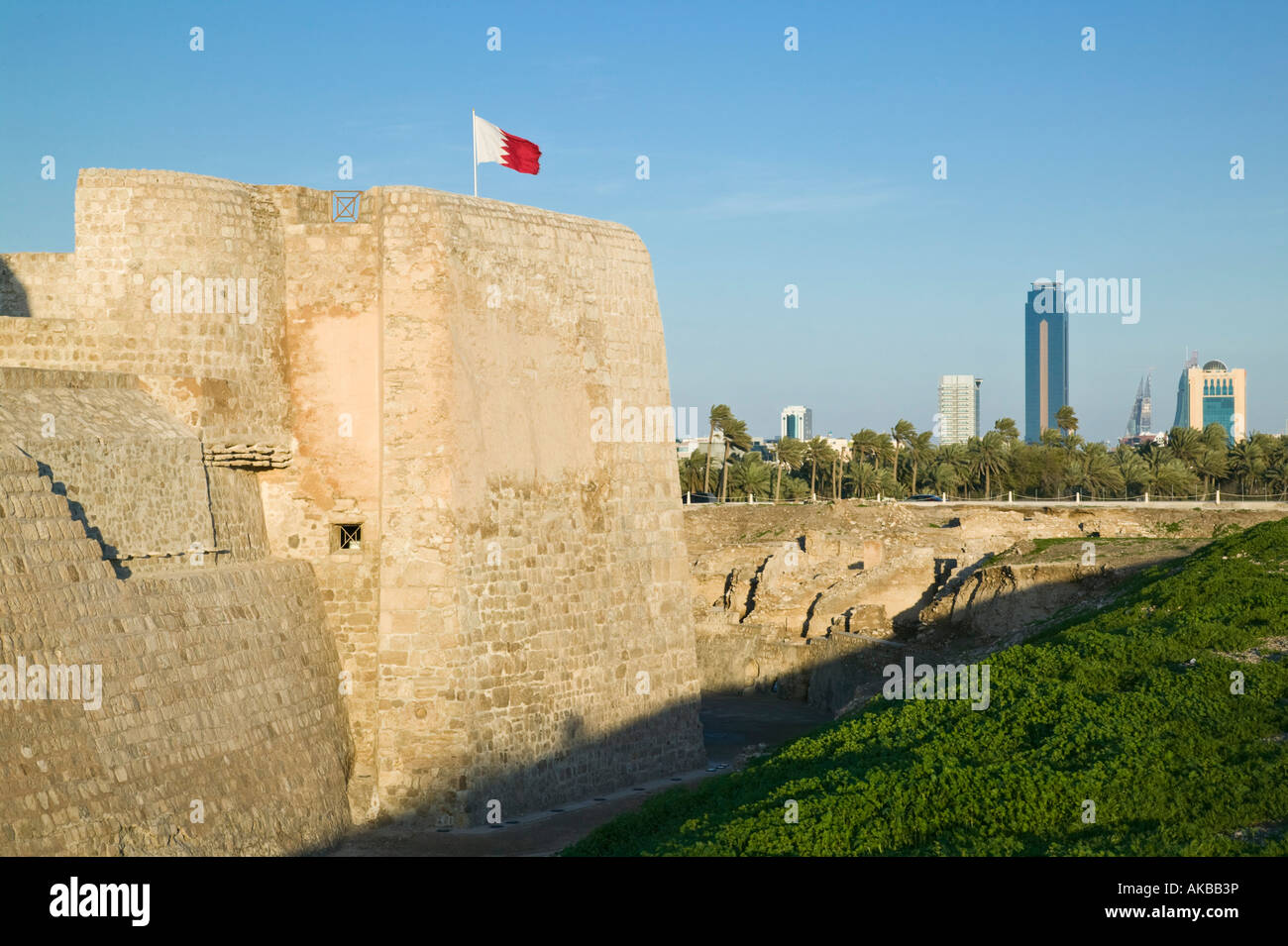 Il Bahrain, Manama, Bahrain Fort Foto Stock