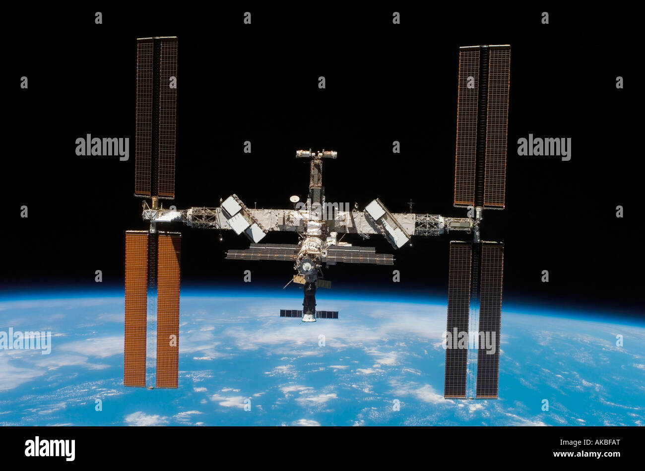 La Stazione Spaziale Internazionale Foto Stock