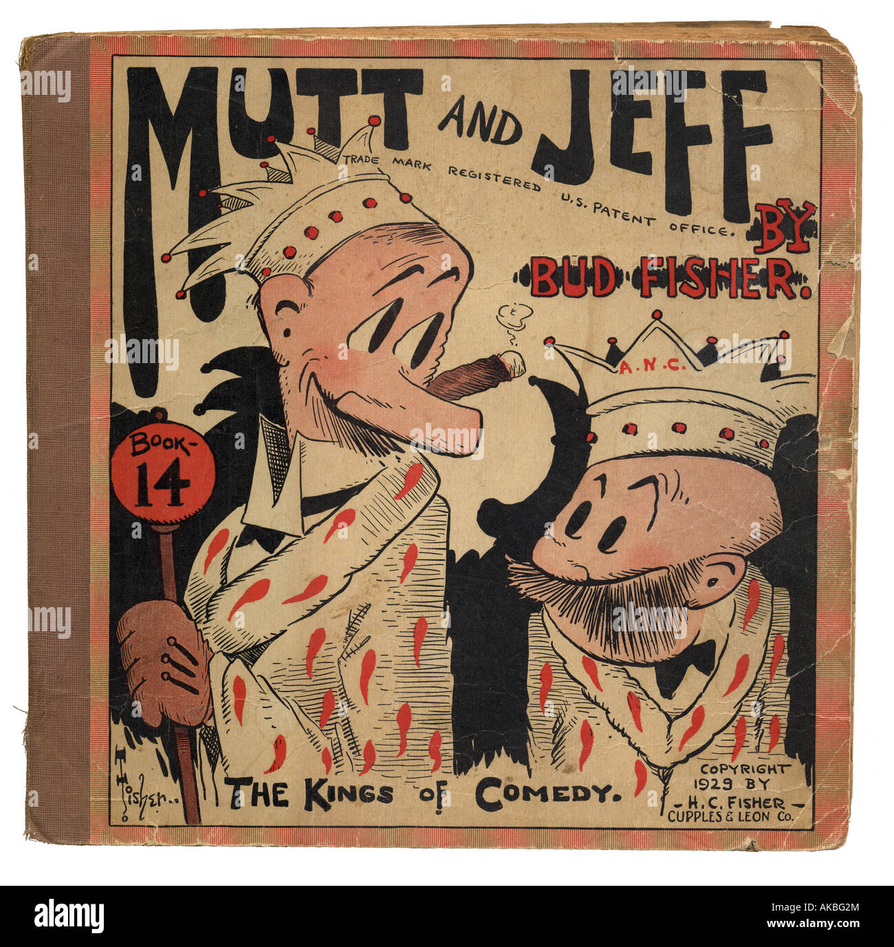 Mutt e Jeff Prenota 14 da Bud Fisher Foto Stock
