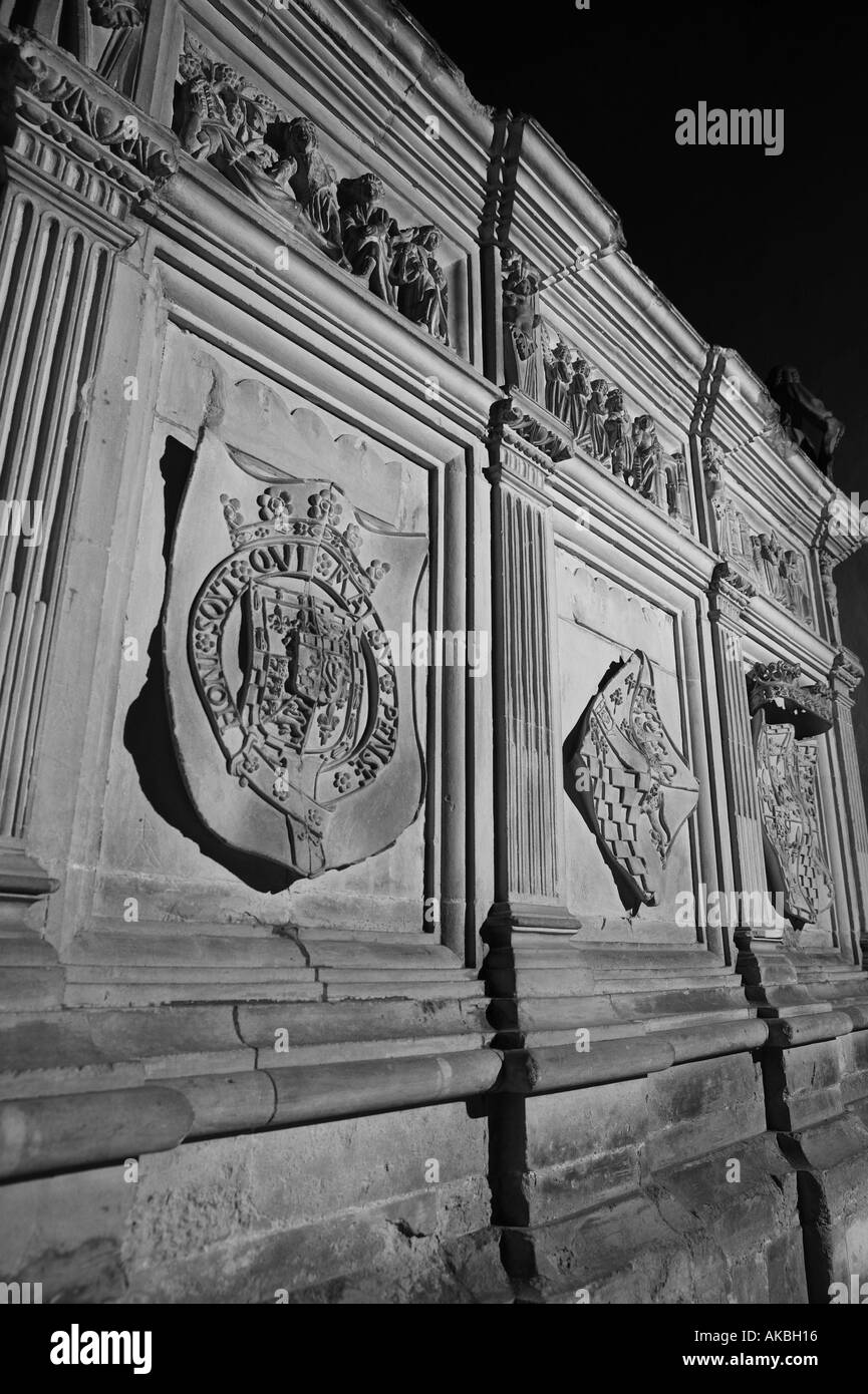 Monumento di Enrico Fitzroy Duca di Richmond e la moglie di St Michael Framlingham Suffolk Foto Stock