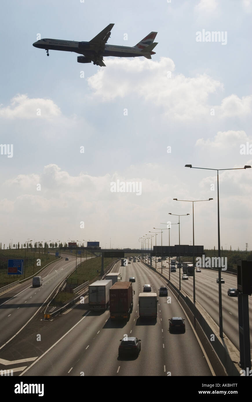 British Airways approcci in aereo Aeroporto di heathrow Londra HOMER SYKES Foto Stock