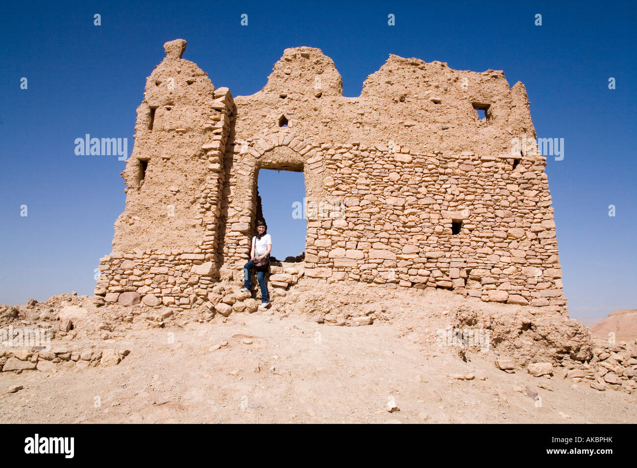 La rocca o Kasbah Ait Benhaddou, Marocco Foto Stock