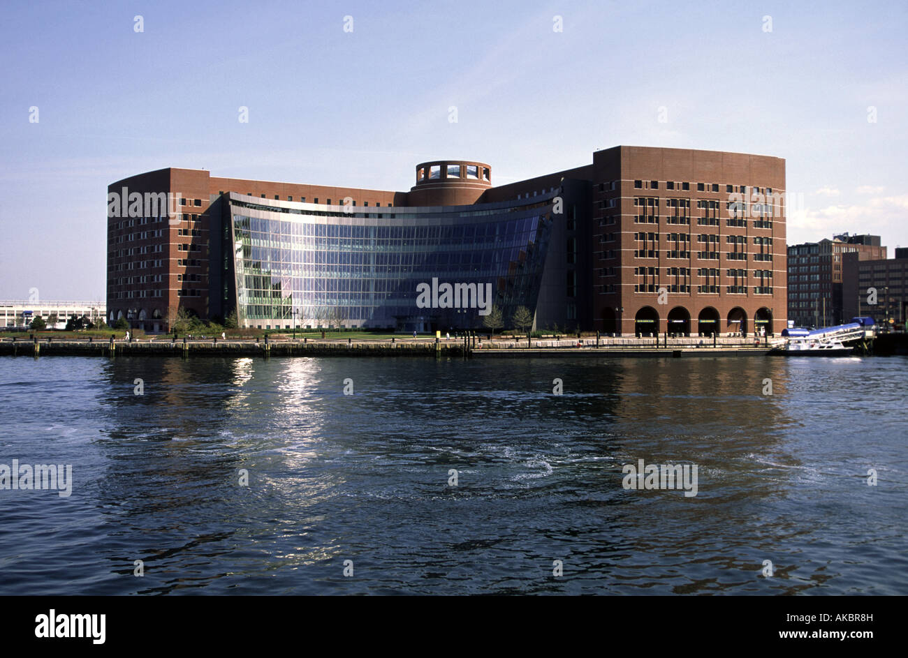Il Tribunale federale sul Porto di Boston Foto Stock