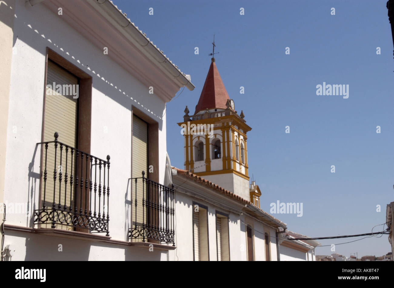 La Chiesa a Teba Village,Andalusia Foto Stock