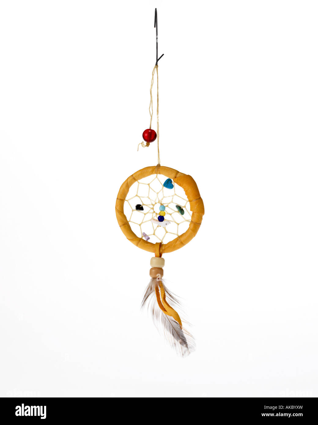 Dream Catcher ornamento di Natale appesa al gancio Foto Stock