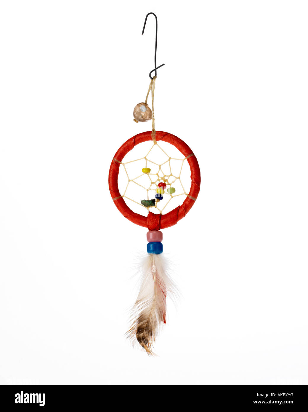 Dream Catcher ornamento di Natale appesa al gancio Foto Stock