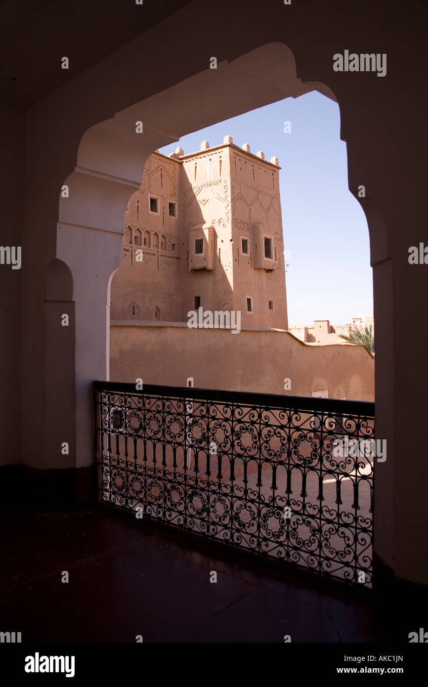 Taourirt Kasbah, Ouarzazate, Atlante, Marocco Foto Stock