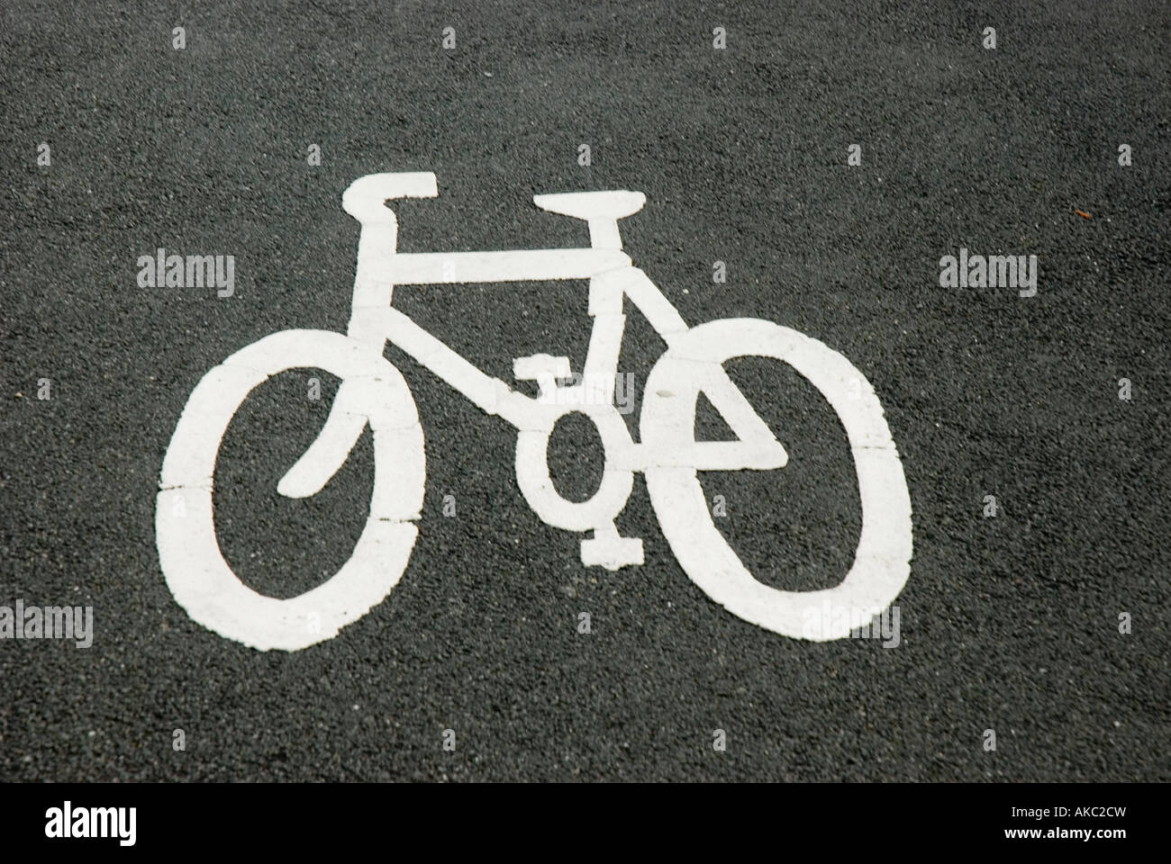 Ciclo percorso logo Foto Stock