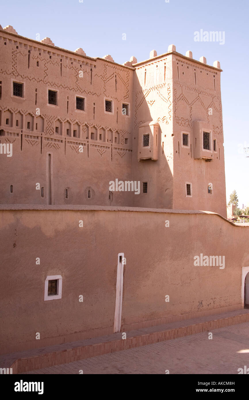Taourirt Kasbah, Ouarzazate, Atlante, Marocco Foto Stock