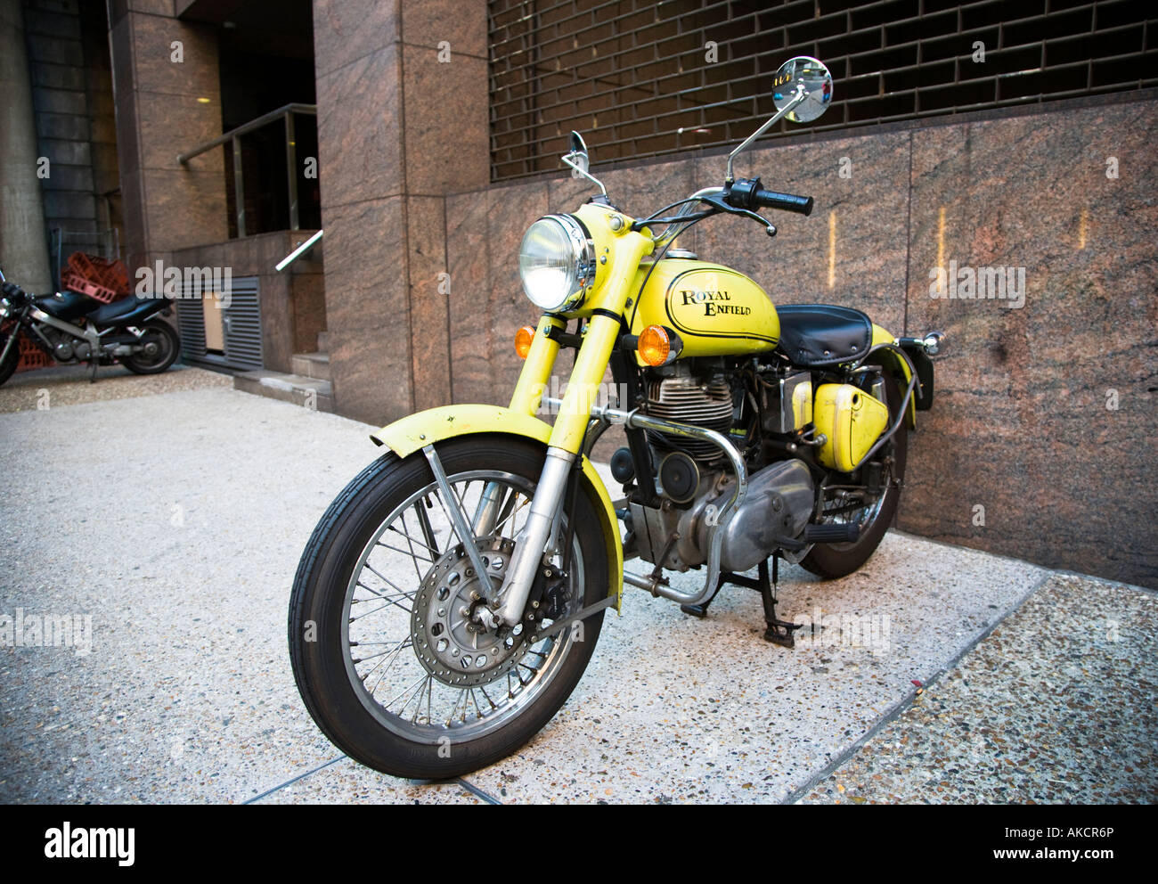 Un Royal Enfield moto. Foto Stock