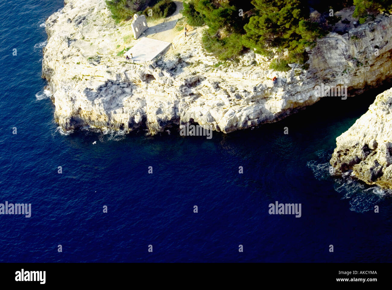 Croazia, Istria penisola, vista in elevazione Foto Stock