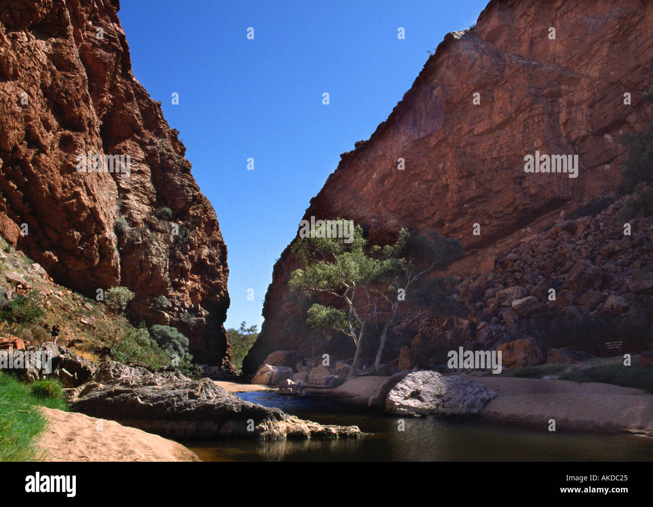 Simpsons Gap Western MacDonell varia NT Australia Foto Stock