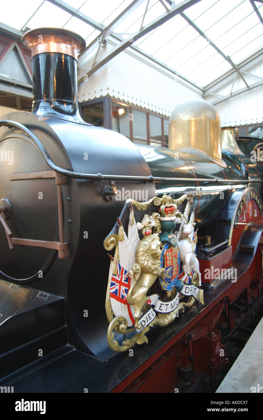"La regina di vapore" locomotiva, Royal Windsor Stazione, Windsor, Berkshire, Regno Unito Foto Stock