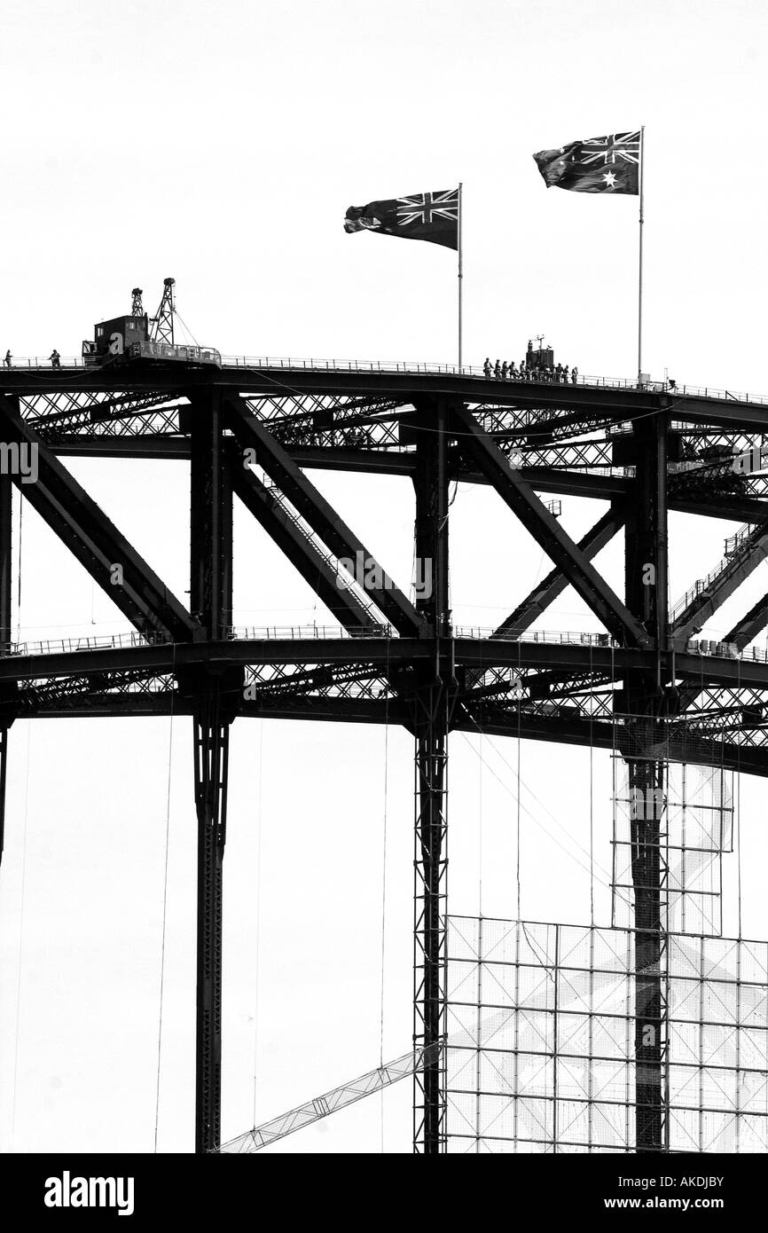 Il Ponte del Porto di Sydney, Australia. Foto Stock