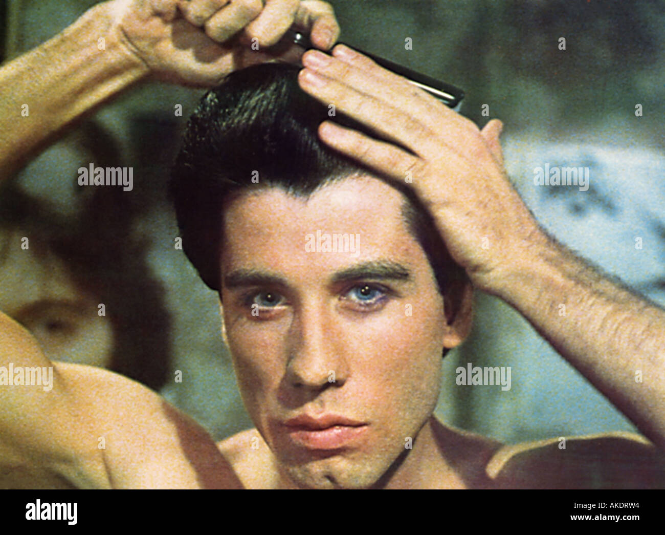 La febbre del sabato sera 1977 Paramount film con John Travolta come Tony Manero Foto Stock