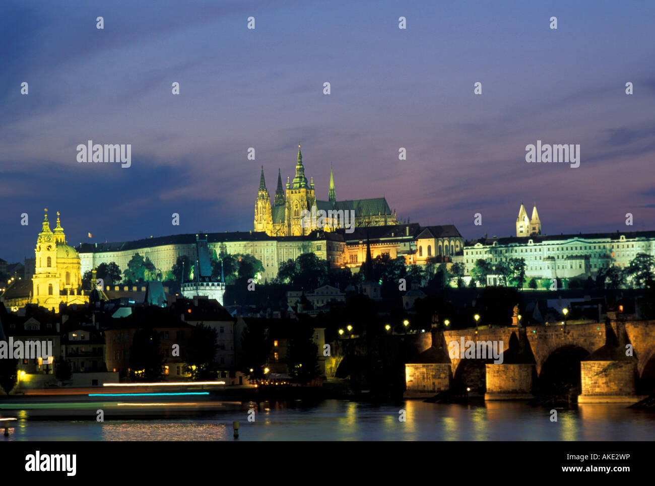 Cityscape, Praga, Repubblica Ceca, Europa Foto Stock