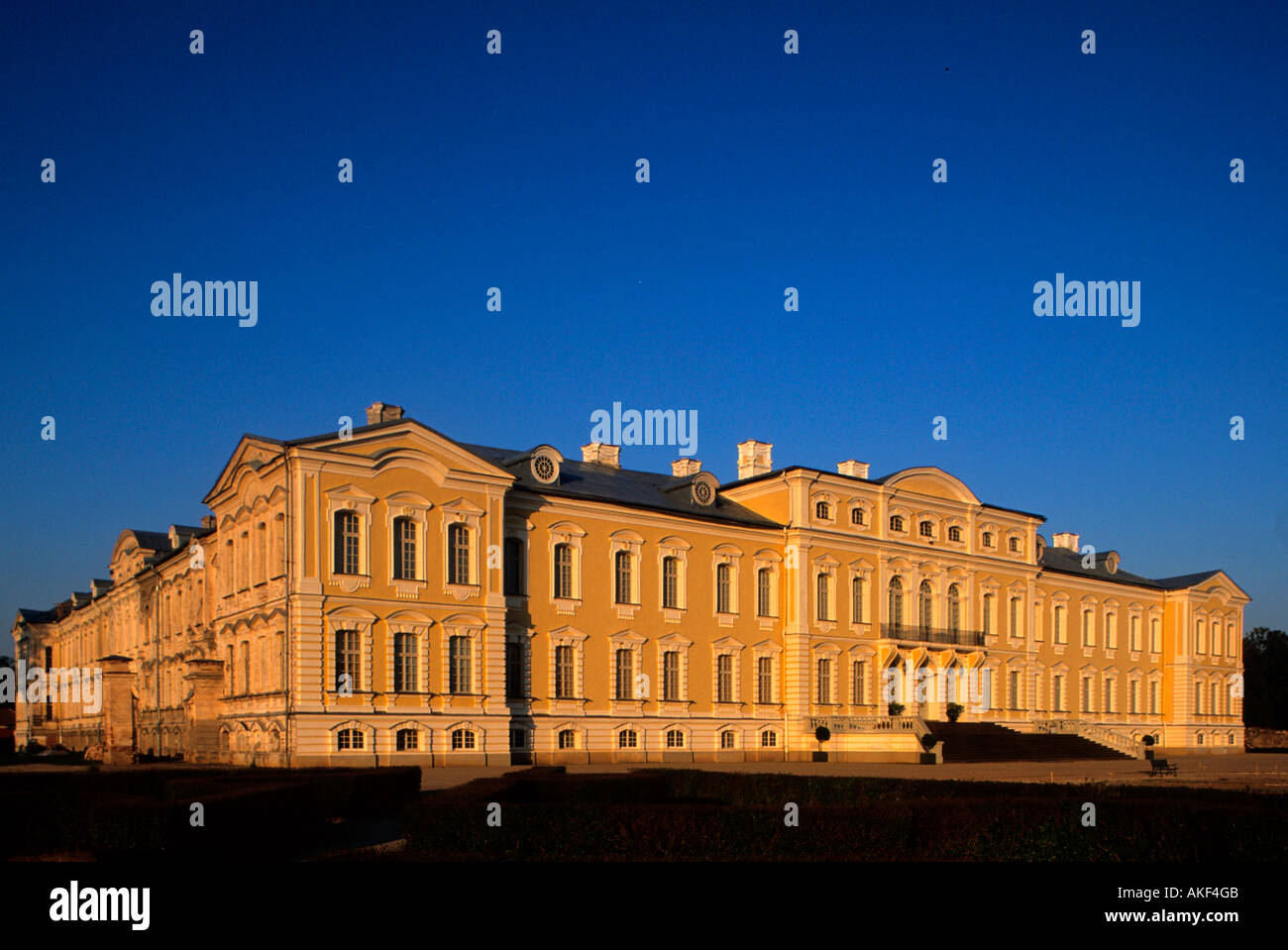 Lettland, Bauska, Schloss Rundale bei Bauska Foto Stock