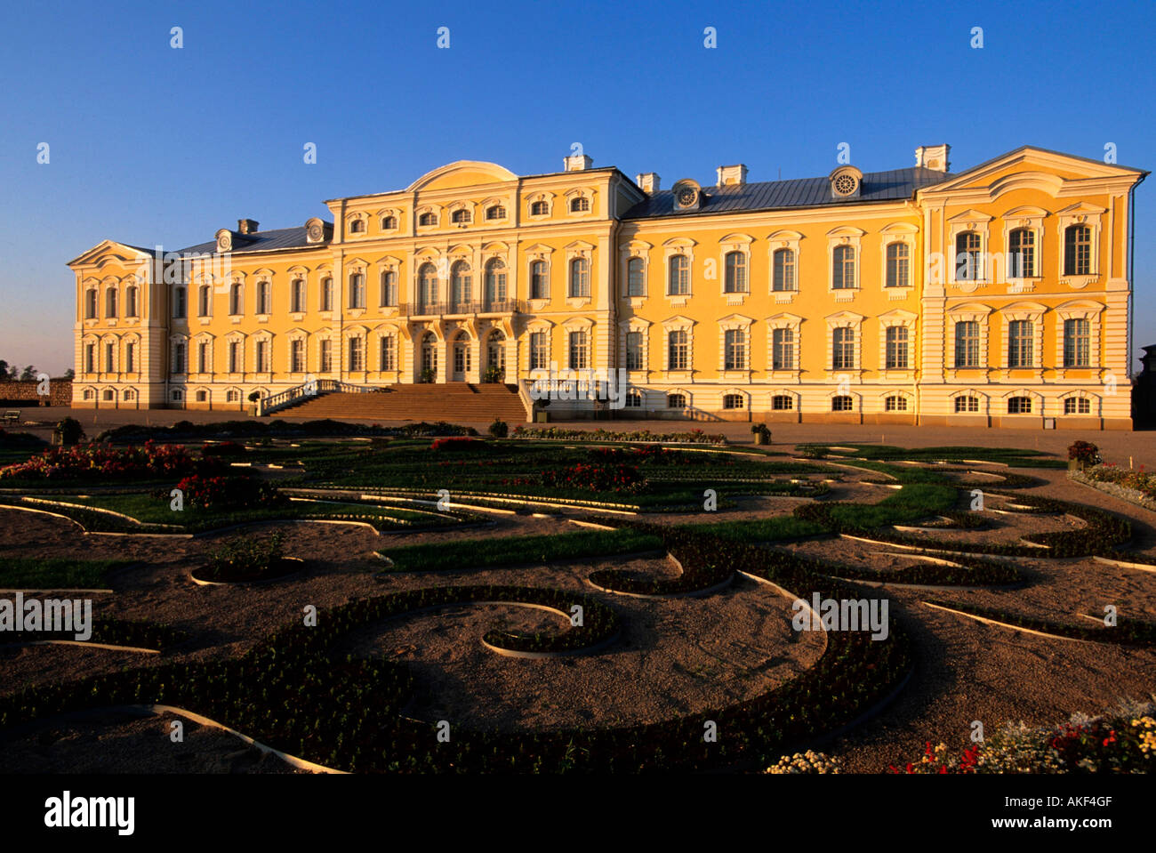 Lettland, Bauska, Schloss Rundale bei Bauska Foto Stock